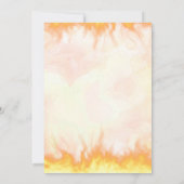 Hinweis-Karte für die Brandzeitkapsel Einladung (Rückseite)