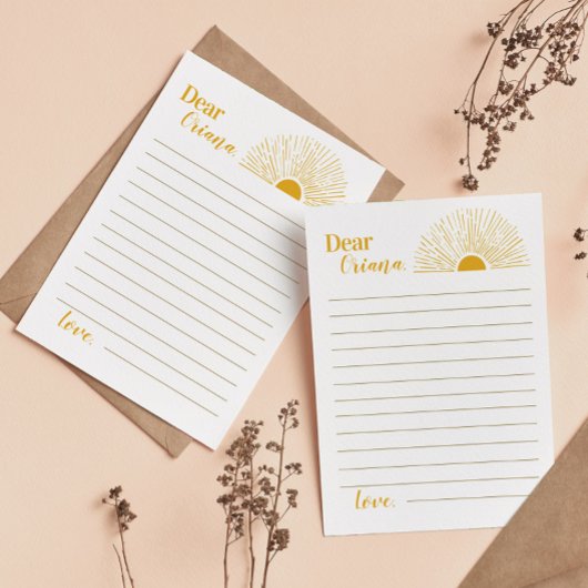 Hinweis-Karte für die Sonnenscheindauer Kapsel Dankeskarte