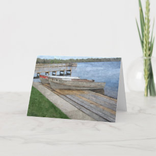 HINWEIS KARTE: Lake Harriet, "Boats"_ Card Karte