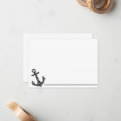 Hinweis: Kartenanker Mitteilungskarte (Vorderseite/Rückseite Beispiel)