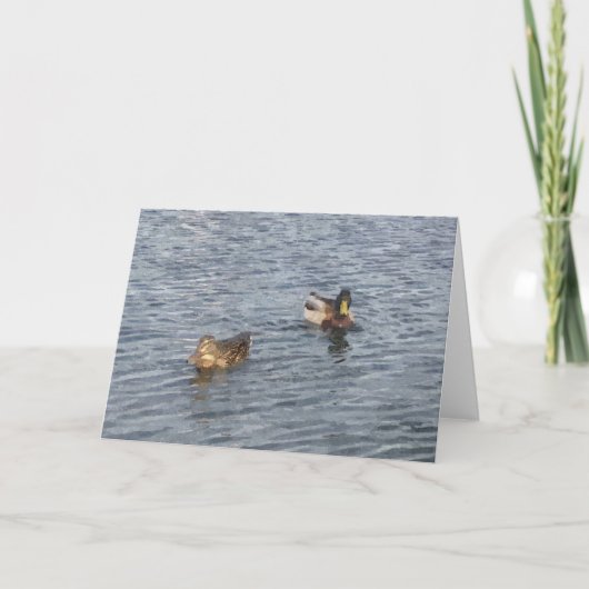 HINWEIS: Lago Harriet, "Ducks"_ Karte (Vorderseite)
