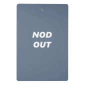 HINWEIS: Mini-Zwischenablage Mini Klemmbrett (Rückseite)