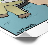 Hinweis nach dem Start Poster (Ecke)