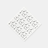 Hinweis nehmen serviette (Ecke)