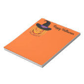 Hinweis Pad Halloween Pumpkin Hexe Notizblock (Rotiert)