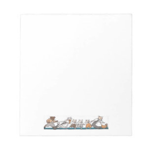 Hinweis Pad mit Schweinen Notizblock