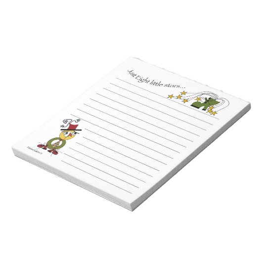 Hinweis Pad Number Aight Notizblock (Rotiert)