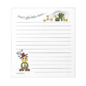 Hinweis Pad Number Aight Notizblock (Vorderseite)