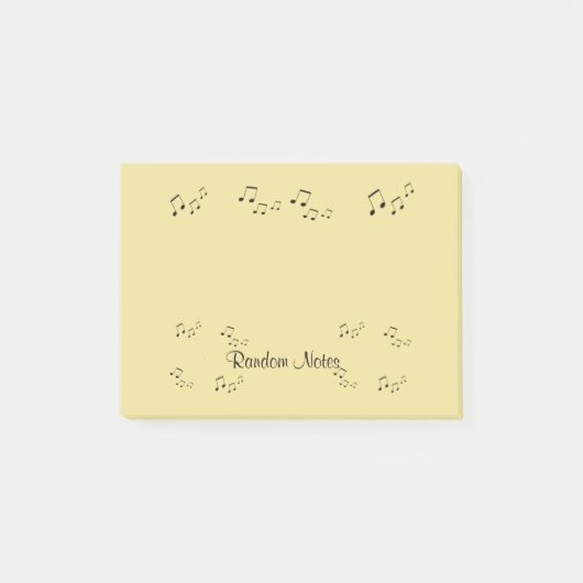 Hinweis Pad - Random Notes Post-it Klebezettel (Vorderseite)