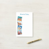 Hinweis Personalisierte Familienfotografie Collage Post-it Klebezettel (Auf Schreibtisch)