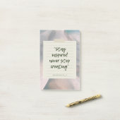 Hinweis Post-it Klebezettel (Auf Schreibtisch)