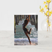 HINWEIS: Tänzer am Ozean Karte (Gelbe Blume)