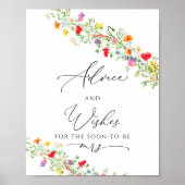 Hinweis und Wünsche Plakatzeichen Poster (Vorne)