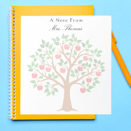 Hinweis vom Lehrer-Lehrer-Lehrer-Editor Notizblock