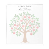 Hinweis vom Lehrer-Lehrer-Lehrer-Editor Notizblock (Vorderseite)