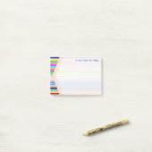 Hinweis von Art Teacher Personalisierte Sticky Not Post-it Klebezettel (Auf Schreibtisch)