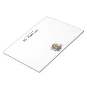 Hinweis von Cuckoo aus Notepad Notizblock (angewinkelt)