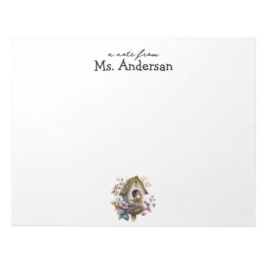 Hinweis von Cuckoo aus Notepad Notizblock (Vorderseite)