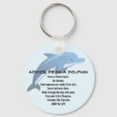 Hinweis von einem Dolphin Button Schlüsselanhänger (Vorderseite)