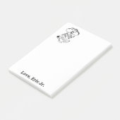 Hinweis Wolken Farbe des Flugzeugs Post it Note Post-it Klebezettel (angewinkelt)