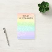 Hinweis zu den selbst-Blursday-Rainbow-Post-It-Not Post-it Klebezettel (Büro)