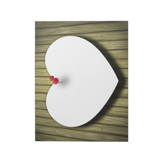 Hinweis zu Papiermeldungen - Notepad Notizblock (Rotiert)