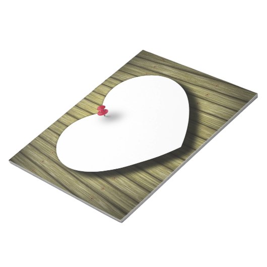 Hinweis zu Papiermeldungen - Notepad Notizblock (angewinkelt)