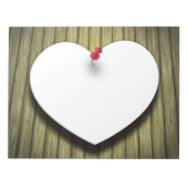 Hinweis zu Papiermeldungen - Notepad Notizblock (Vorderseite)