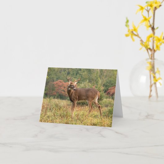 Hinweis zum Herbst Karte (Gelbe Blume)