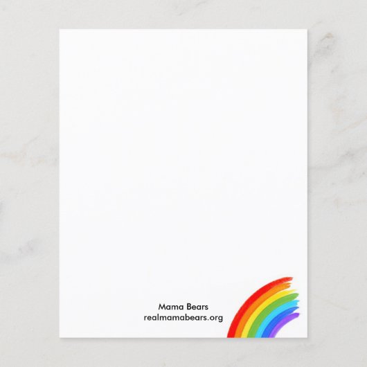 Hinweis zum Projekt Mama Bear Blanket (Rückseite)