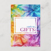 Hinweis zur ätherischen Blüte der GIFTS-Karte Begleitkarte (Vorderseite)