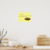 Hinweis zur LebensmittelAllergie Poster (Küche)