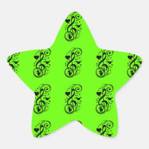 Hinweis zur Liebe, für immer Stern-Aufkleber