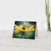 Hinweis zur Mit Augen Susan-Blume in weichem Schwa Karte (Vorderseite)