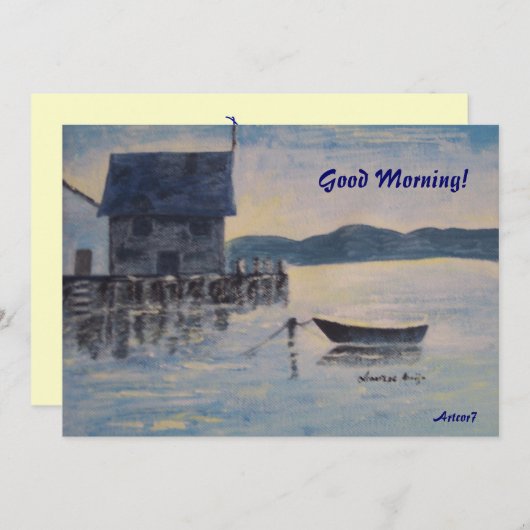 Hinweis zur Party Einladung für das Leere Schiff (Vorne/Hinten)