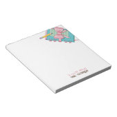 Hinweis zur Wasserfarbe aus dem Lehrer-Notepad Notizblock (angewinkelt)