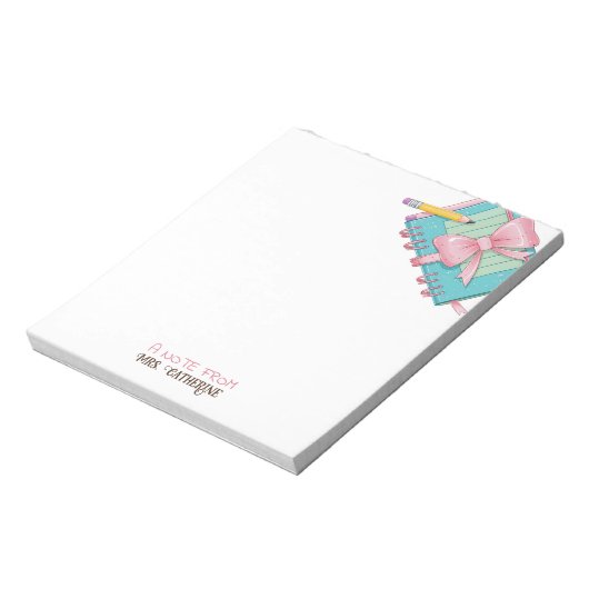 Hinweis zur Wasserfarbe aus dem Lehrer-Notepad Notizblock (Rotiert)