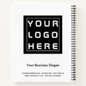 Hinweis zur Werbeaktion für Firmenlogo Notizblock (Rückseite)