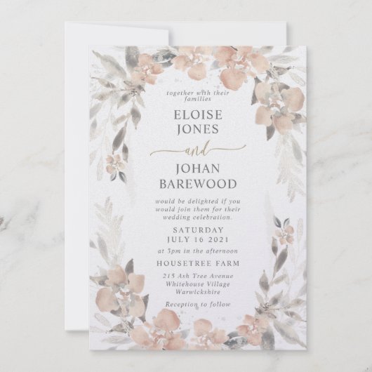 Hinweise auf den Sommer Einladung (Vorderseite)