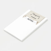 HINWEISE AUF die untere Leiste des Zuhause-Büros Post-it Klebezettel (angewinkelt)