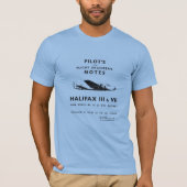 Hinweise des Pilotprogramms für Flugzeuge von Hali T-Shirt (Vorderseite)
