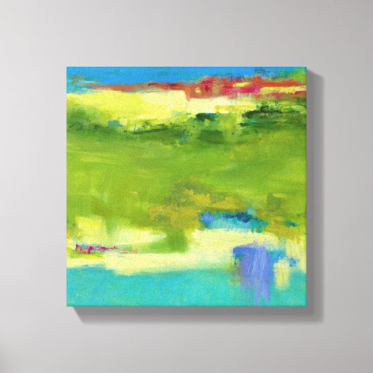 Hinweise für Abstrakte grüne Kunst Leinwanddruck (Vorderseite)