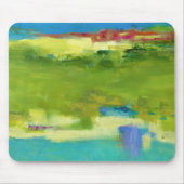 Hinweise für Abstrakte grüne Kunst Mousepad (Vorne)