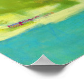 Hinweise für Abstrakte grüne Kunst Poster (Ecke)