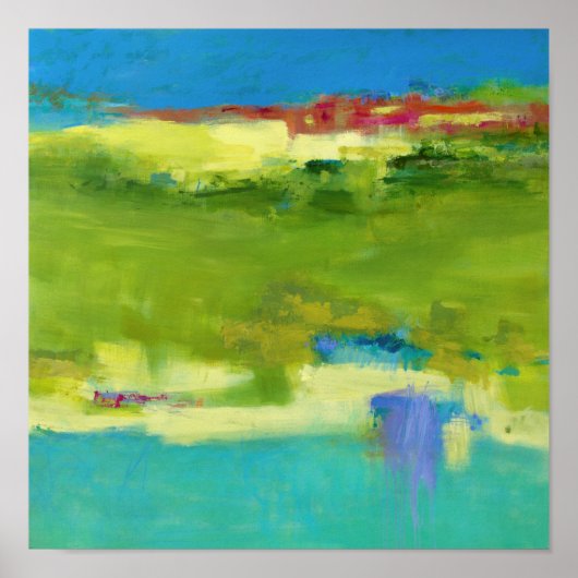 Hinweise für Abstrakte grüne Kunst Poster (Vorne)