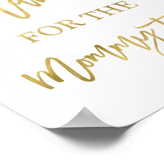 Hinweise für die Mama Poster (Ecke)