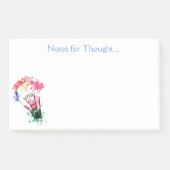 Hinweise für eine gedachte Wasserfarbenlampe Post-it Klebezettel (Vorderseite)