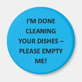 Hinweise für Geschirrspüler Magnet (Vorne)