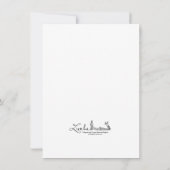 Hinweise für Lulu / Golf Outing / 4.5 x 6.25 Flach Dankeskarte (Rückseite)