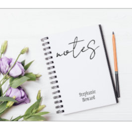 Hinweise für Personalisierte Namen Notizblock